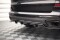 Mittlerer Cup Diffusor Heck Ansatz DTM Look passend für BMW X7 M-Paket G07 schwarz Hochglanz