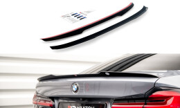 Heck Spoiler Aufsatz Abrisskante für BMW 5er G30 Facelift M-Paket schwarz Hochglanz