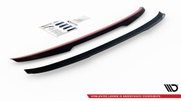 Heck Spoiler Aufsatz Abrisskante V.2 passend für BMW 5er G30 Limousine schwarz Hochglanz