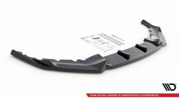 Cup Spoilerlippe Front Ansatz V.1 für BMW 5er G30 Facelift M-Paket schwarz Hochglanz