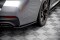 Heck Ansatz Flaps Diffusor passend für BMW 5er G30 Facelift M-Paket schwarz Hochglanz
