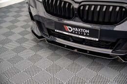 Cup Spoilerlippe Front Ansatz passend für BMW 6er GT M-Paket G32 Facelift schwarz Hochglanz