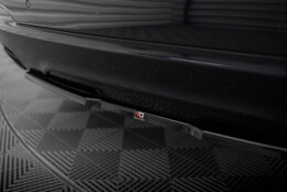 Mittlerer Cup Diffusor Heck Ansatz passend für BMW 6er GT G32 M-Paket schwarz Hochglanz