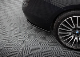 Heck Ansatz Flaps Diffusor passend für BMW 6er GT G32 M-Paket schwarz Hochglanz