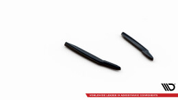 Heck Ansatz Flaps Diffusor passend für BMW 6er GT G32 M-Paket schwarz Hochglanz