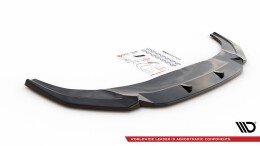 Cup Spoilerlippe Front Ansatz V.1 passend für Audi Q3 Sportback S-Line schwarz Hochglanz