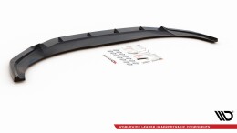 Cup Spoilerlippe Front Ansatz V.2 passend für Audi Q3 Sportback S-Line Carbon Look