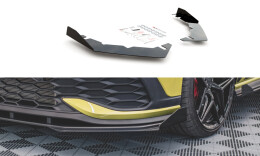 Front Stoßstange Flaps passend für VW Golf GTI Clubsport Mk8 schwarz Hochglanz