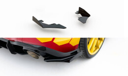 Hintere Seiten Flaps für VW Golf GTI Clubsport Mk8 Facelift schwarz Hochglanz