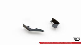 Hintere Seiten Flaps passend für VW Golf GTI Clubsport Mk8 FL schwarz Hochglanz