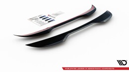 Heck Spoiler Aufsatz Abrisskante passend für VW Up GTI schwarz Hochglanz