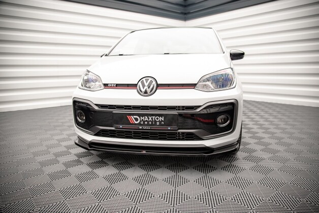 Cup Spoilerlippe Front Ansatz passend für VW Up GTI schwarz Hochglanz