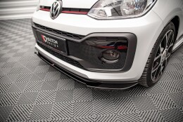 Cup Spoilerlippe Front Ansatz passend für VW Up GTI schwarz Hochglanz
