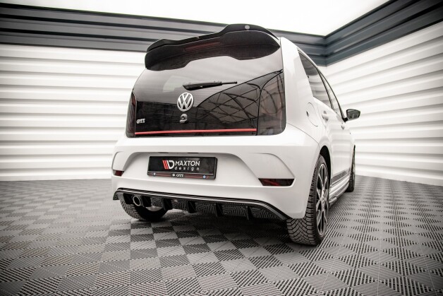 Heck Ansatz Diffusor passend für VW Up GTI schwarz Hochglanz
