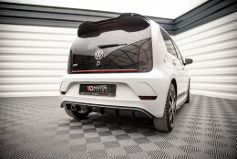 Heck Ansatz Diffusor passend für VW Up GTI schwarz...