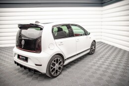 Seitenschweller Ansatz Cup Leisten passend für VW Up GTI schwarz Hochglanz