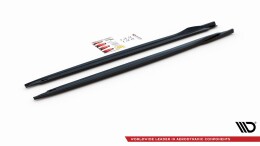Seitenschweller Ansatz Cup Leisten passend für VW Up GTI schwarz Hochglanz