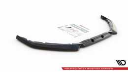 Street+ Spoilerlippe Front Ansatz V.1 passend für Peugeot 208 Mk2 schwarz Hochglanz