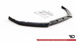 Cup Spoilerlippe Front Ansatz V.2 passend für Peugeot 208 Mk2 schwarz Hochglanz