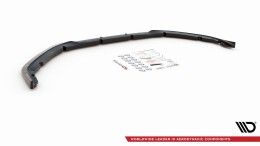 Cup Spoilerlippe Front Ansatz V.2 passend für Peugeot 208 Mk2 schwarz Hochglanz