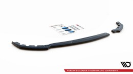Heck Ansatz Flaps Diffusor für Peugeot 208 Mk2 schwarz Hochglanz