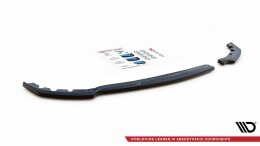 Heck Ansatz Flaps Diffusor passend für Peugeot 208 Mk2 schwarz Hochglanz