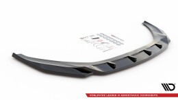 Cup Spoilerlippe Front Ansatz V.1 passend für Audi A7 C8 schwarz Hochglanz