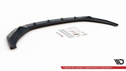 Cup Spoilerlippe Front Ansatz V.1 passend für Audi A7 C8 schwarz Hochglanz
