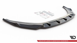 Cup Spoilerlippe Front Ansatz V.2 für Audi A7 C8 schwarz Hochglanz