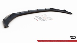 Cup Spoilerlippe Front Ansatz V.2 passend für Audi A7 C8 schwarz Hochglanz