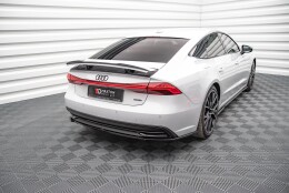 Heckansatz Audi A7 C8 schwarz Hochglanz
