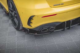 Heck Ansatz Flaps Diffusor V.2 + Flaps für Mercedes-AMG A 45 S Aero Paket W177
