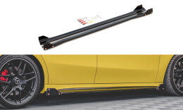 Seitenschweller Ansatz Cup Leisten V.2 passend für + Flaps passend für Mercedes-AMG A45 S
