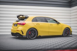 Street+ Seitenschweller Leisten V.2 + Flaps passend für Mercedes-AMG A45 S