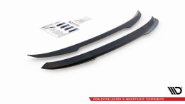 Heck Spoiler Aufsatz Abrisskante passend für Seat Leon FR Mk4 / Cupra Leon Hatchback schwarz Hochglanz