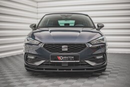 Street Pro Cup Spoilerlippe Front Ansatz passend für Seat Leon FR Mk4 SCHWARZ