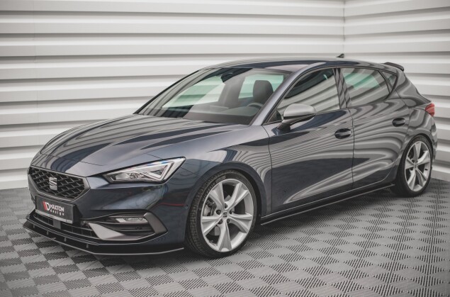 Street Pro Cup Spoilerlippe Front Ansatz passend für Seat Leon FR Mk4 rot
