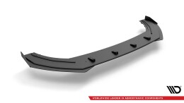 Street Pro Cup Spoilerlippe Front Ansatz für Seat Leon FR Mk4 ROT+ HOCHGLANZ FLAPS
