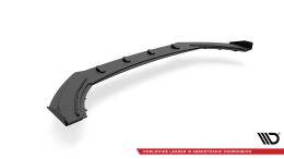 Street Pro Cup Spoilerlippe Front Ansatz passend für Seat Leon FR Mk4 rot+ Hochglanz Flaps