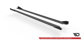 Street Pro Seitenschweller Ansatz Cup Leisten passend für Seat Leon FR Mk4 FLAPS HOCHGLANZ