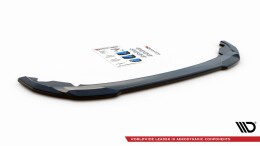 Mittlerer Cup Diffusor Heck Ansatz passend für Seat Leon FR Hatchback Mk4 schwarz Hochglanz