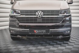 Cup Spoilerlippe Front Ansatz V.2 für VW T6 FL schwarz Hochglanz