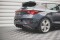 Street Pro Heck Ansatz Diffusor + Flaps passend für Seat Leon FR Hatchback Mk4 SCHWARZ+ HOCHGLANZ FLAPS