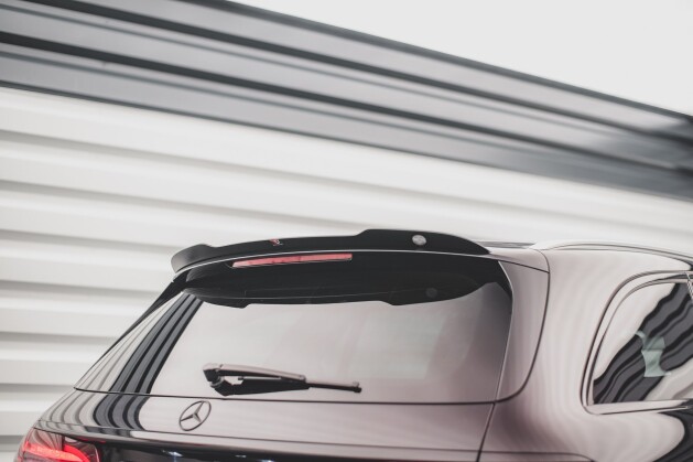 Heck Spoiler Aufsatz Abrisskante für Mercedes-Benz E Kombi W213 schwarz Hochglanz