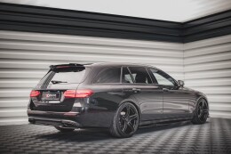 Heck Spoiler Aufsatz Abrisskante V.1 für Mercedes E Kombi S213 schwarz Hochglanz