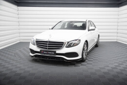 Cup Spoilerlippe Front Ansatz passend für Mercedes-Benz E W213 schwarz Hochglanz