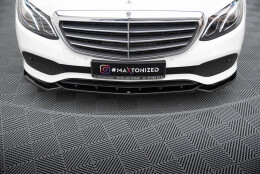 Cup Spoilerlippe Front Ansatz passend für Mercedes-Benz E W213 schwarz Hochglanz