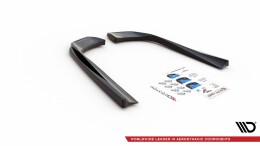 Heck Ansatz Flaps Diffusor passend für Mercedes-AMG E53 Coupe C238 / Cabriolet A238 schwarz Hochglanz