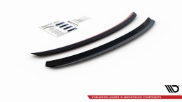 Heck Spoiler Aufsatz Abrisskante passend für Mazda CX-3 schwarz Hochglanz