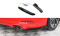 Heck Ansatz Flaps Diffusor V.2 passend für Ford Focus ST-Line Kombi Mk4 schwarz Hochglanz